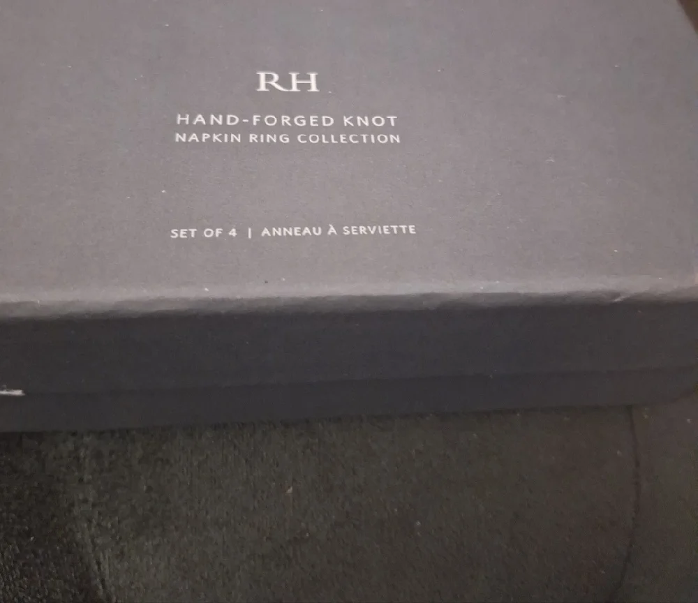 Restoration Hardware Napkin Rings